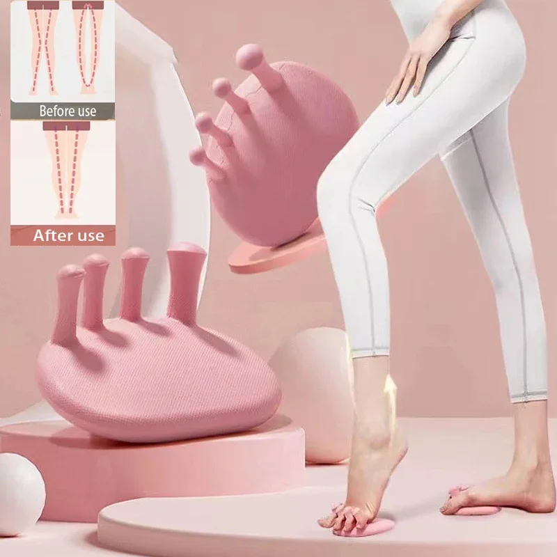 Arco pé trainer fitness perna dedos função plantar exercitador polegar valgus corrector dedo do pé talas nádegas arco trainer 1 par