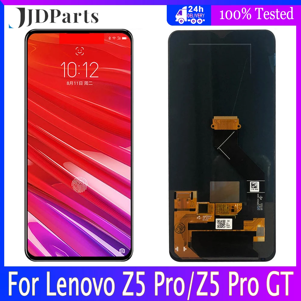 Go! AMOLED For Lenovo Z5 Pro GT LCD L78032 Display Touch Screen Digitizer Assembly Replacement for Lenovo Z5 Pro LCD L78032