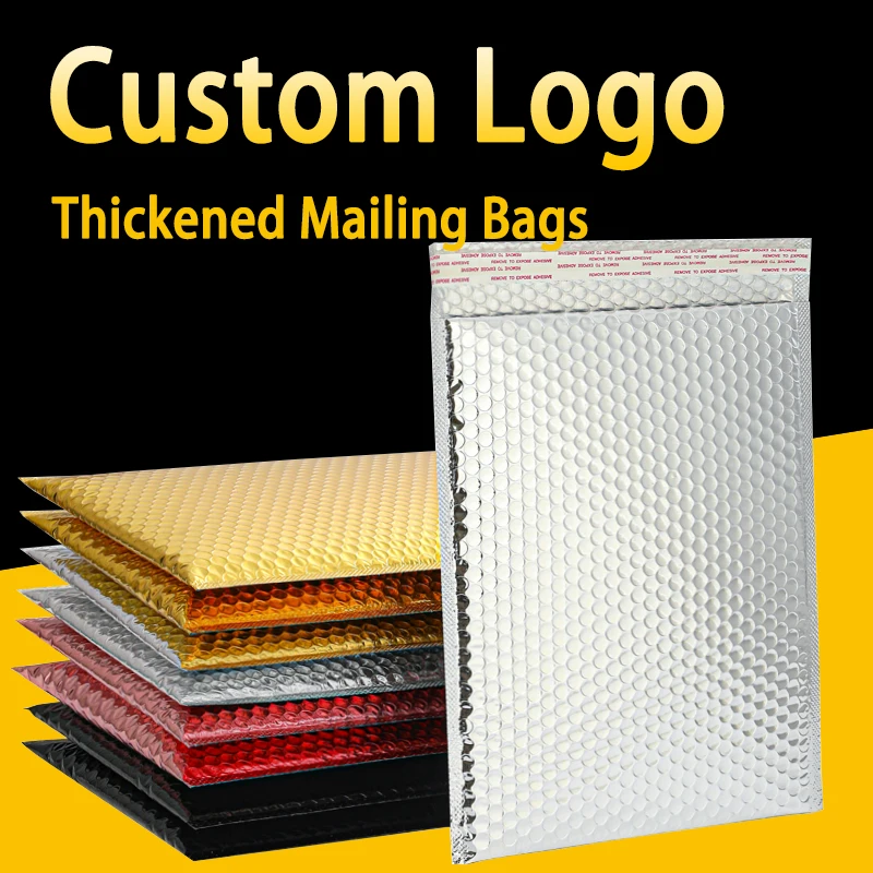 Aluminum Coated Bubble Mailers Bags to Pack Products Small Business Supplies Delivery Package Shipping Bags Courier Envelope