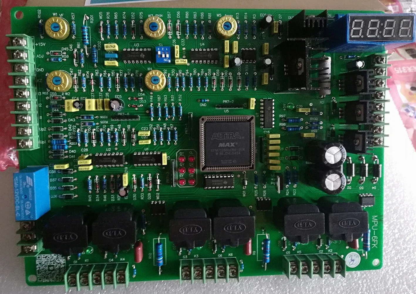 

MPU-6FK Intermediate Frequency Furnace Control Board, 6-pulse Transformer Board, Thyristor Intermediate Frequency Power Supply