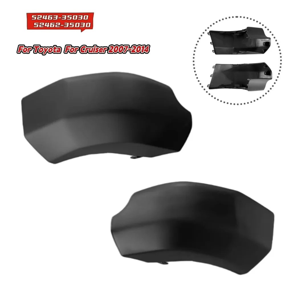 Black Rear Corner End Cap Kit Left & Right 52463-35030 52462-35030 For Toyota -FJ Cruiser 2007-2014 ABS High Strength