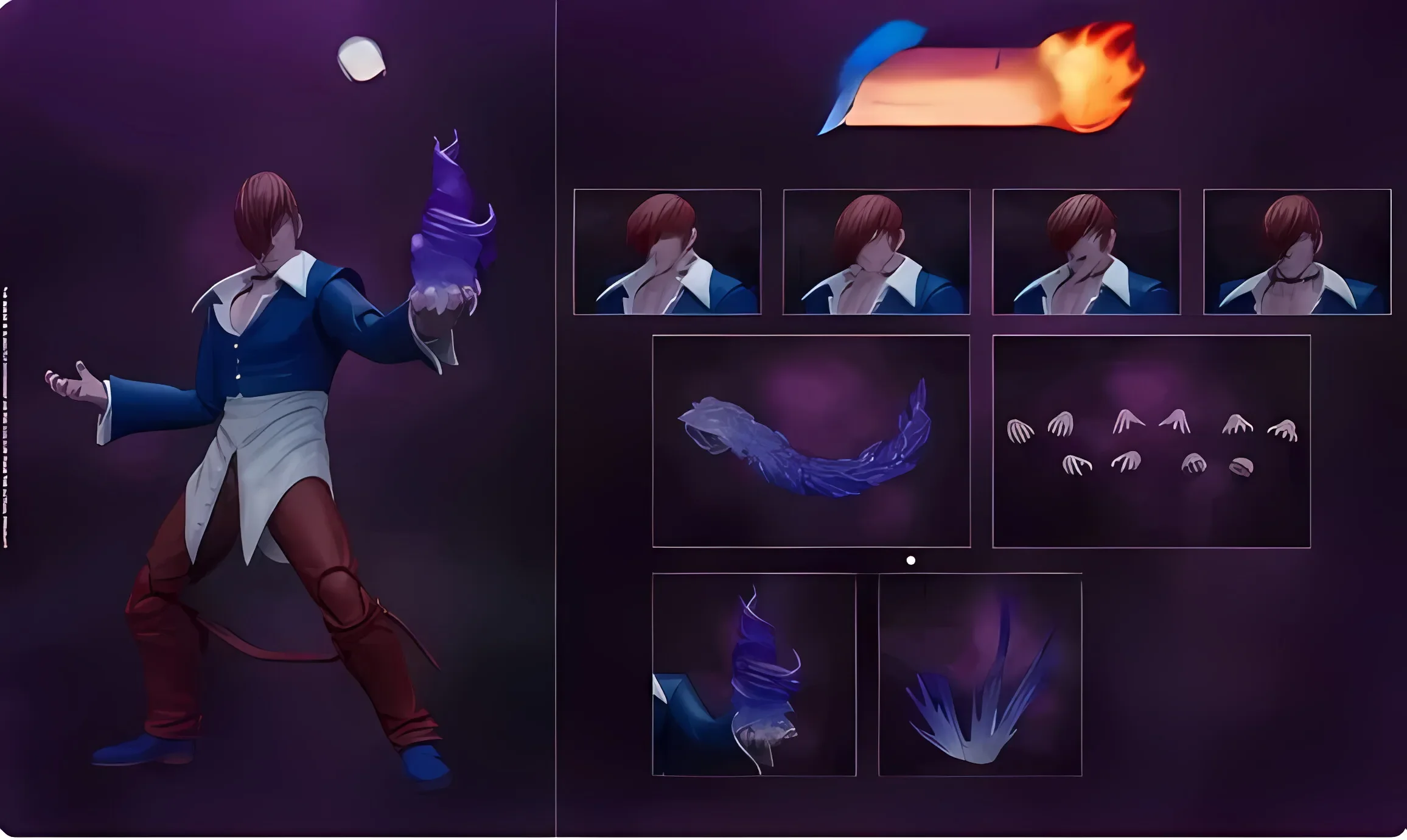 متوفر في المخزون ألعاب StormToys الجديدة 1/12 KOF 98 ملك المقاتلين ثمانية عجل معبد ماري تيري غير معروف النار الأفعى مجموعة الدمى المتنقلة هدية #4