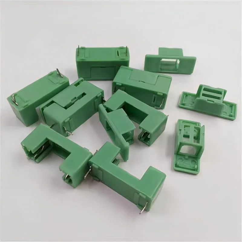 20Pcs/Lot Ptf-77/78/76 Fuse Holder 5X20 Environmentally Friendly Copper Pins Flame Retardant High Temperature Resistant Pcb Board Fuse Connector Holder