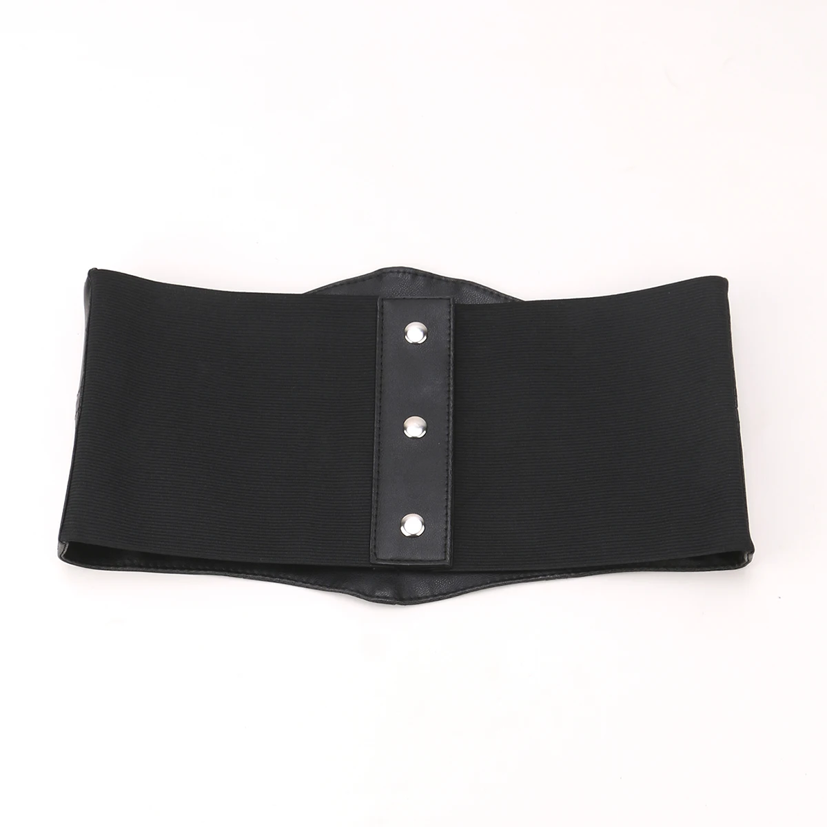 Moda feminina elástica retalhos cinto para senhoras na camisa casaco retro minimalista cummerbund cintura magra decorado