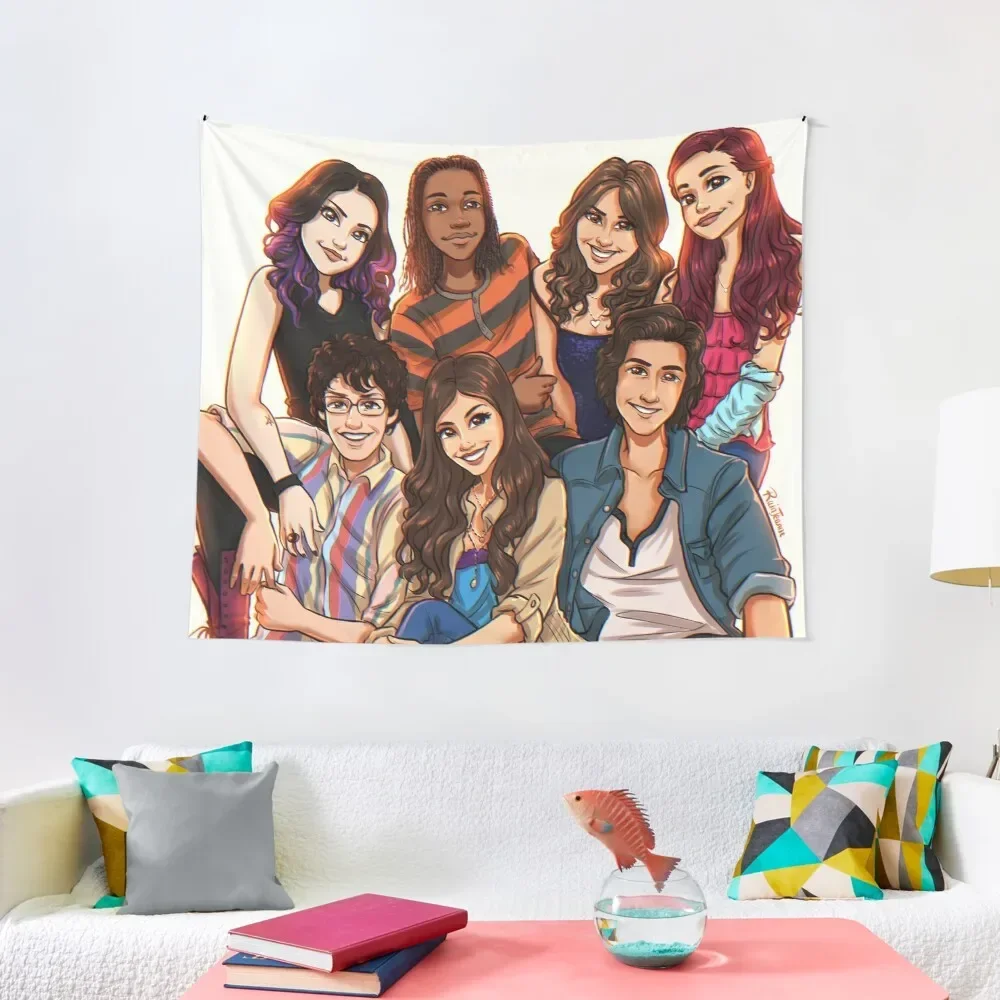 

Victorious Cast Tapestry Aesthetic Room Decorations Art Mural Cute Room Decor Tapestry