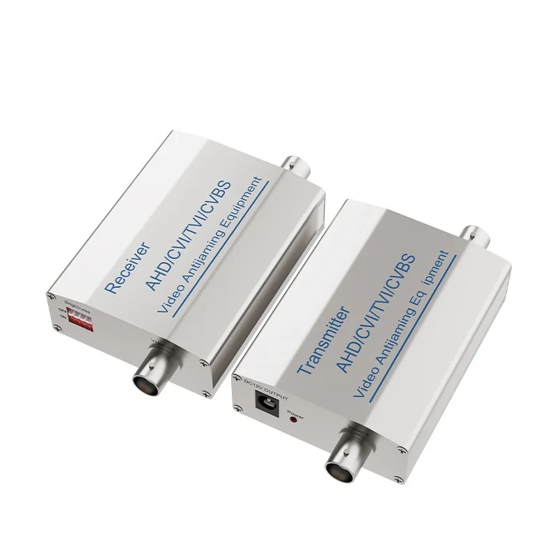 Coaxial HD Video Anti-jamming Device AHD/CVI/TVI Camera Signal Amplifier Extender Filter CCTV  Exclude Interference