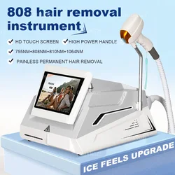 808nm Three Wavelength Diode Laser Hair Removal Alexandrite Laser TEC Cooling System with Filtered Permanent Hair Removal Device