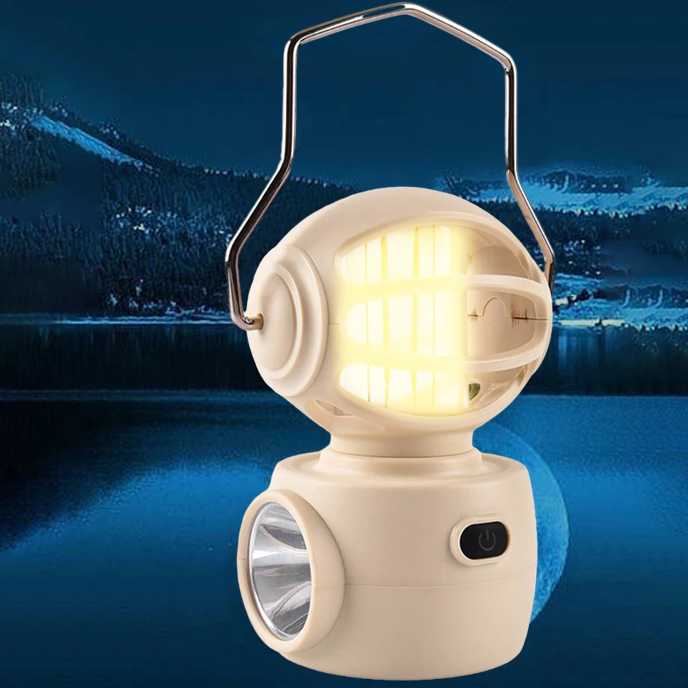 Robot-Shaped Emergency Light Waterproof USB Rechargeable Portable Hanging Tent Light Emergency Lantern Outdoor Camping Equipment