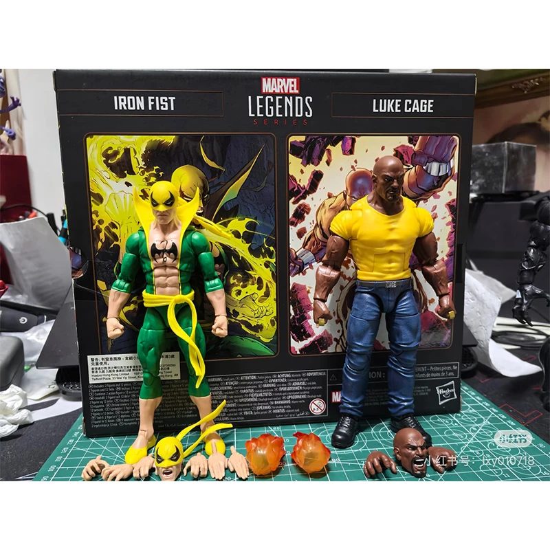 

Оригинальная комикс-версия Marvel Legends: 85-летие, Железный Кулак и Люк Кейдж, фигурка в масштабе 1/12, ретро-коллекционная модель.