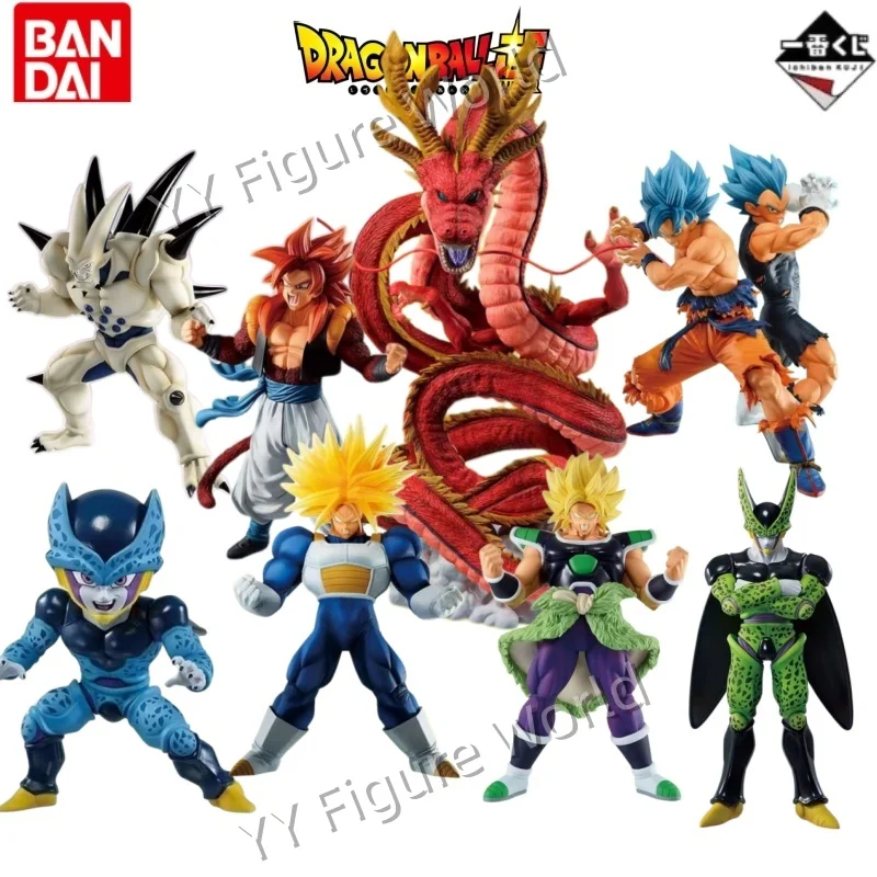 В наличии оригинальная фигурка Bandai Ichiban Kuji Dragon Ball Super Rival Showdown: Красный Дракон Гоку, Гогета, Броли, Селл.
