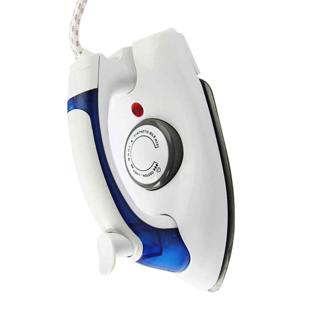 Mini Travel Iron Adjustable Temperature Foldable Portable Travel Iron Steamer Dryer with EU-plug