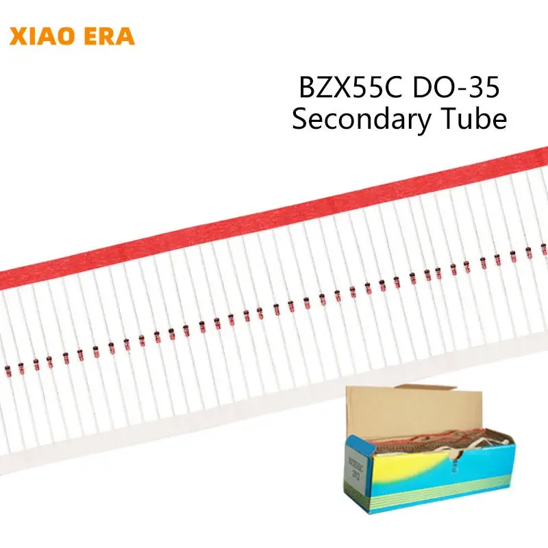 20Pcs 1/2W Zener Diode DO-35 BZX55C2V0 BZX55C2V2 BZX55C2V4 BZX55C2V7 BZX55C3V0 3.3V 3.6V 3.9V 4.3V 4.7V 5.1V 5.6V 6.2V BZX55C