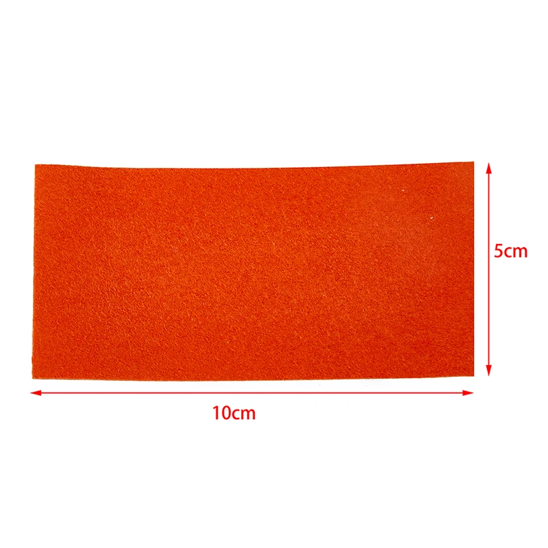 10 قطع 5 × 10 سم من قماش الجلد السويدي لممسحة بطاقات 10 سم، لفافة سيارة من الفينيل ومكشطة لون النافذة - قابلة للاستبدال، حافة مقاومة للخدش #6