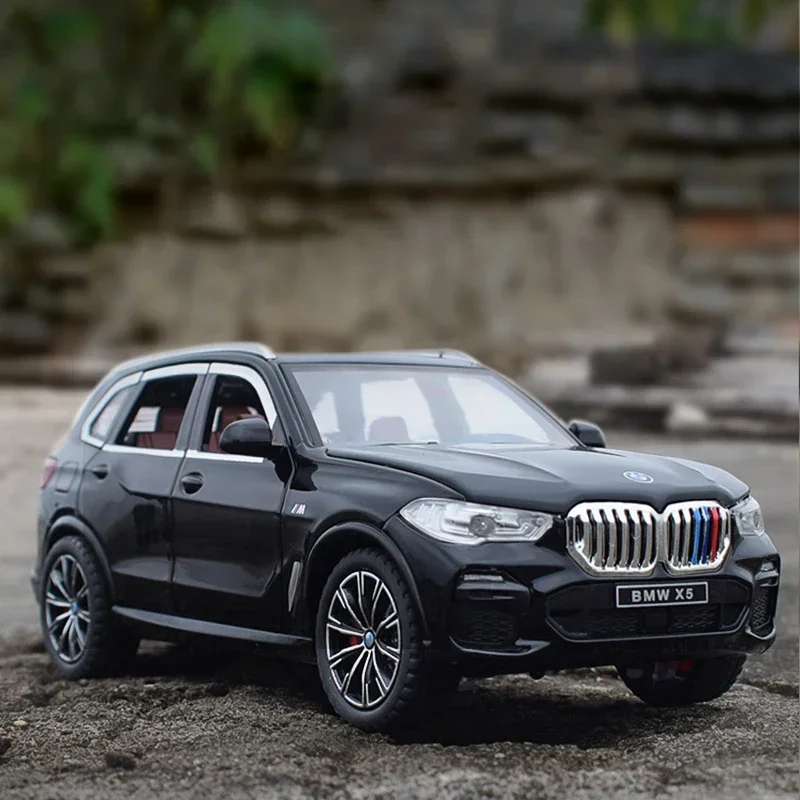 

1:24 для BMW X5 SUV литые автомобили и игрушечные автомобили модель автомобиля со звуком и фотомагнитом автомобиль игрушки подарки