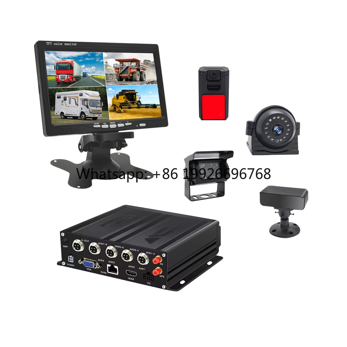 

YWX H.264 8 Channel HDD Mobile DVR MDVR ADAS DSM for Truck Bus Driver Fatigue System for Car DMS Truck Camera System