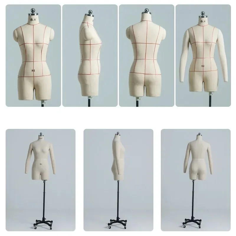 Tailor Professional Mannequins Female Half Body Model Sewing Mannequin Hanging Buckle Shoulder for Clothing Design Model AA