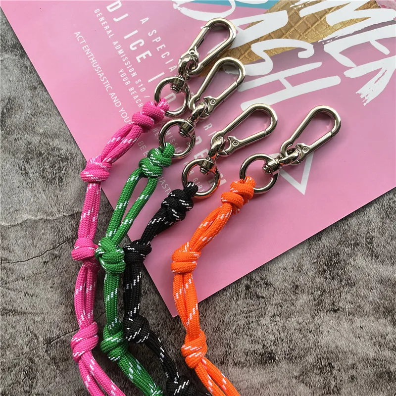 Key Chain Heavy Metal Keyring Lanyard Carabiner Boyfriends Couples Gifts Colorful Keychains for Car Premium Bag Charm Ornaments