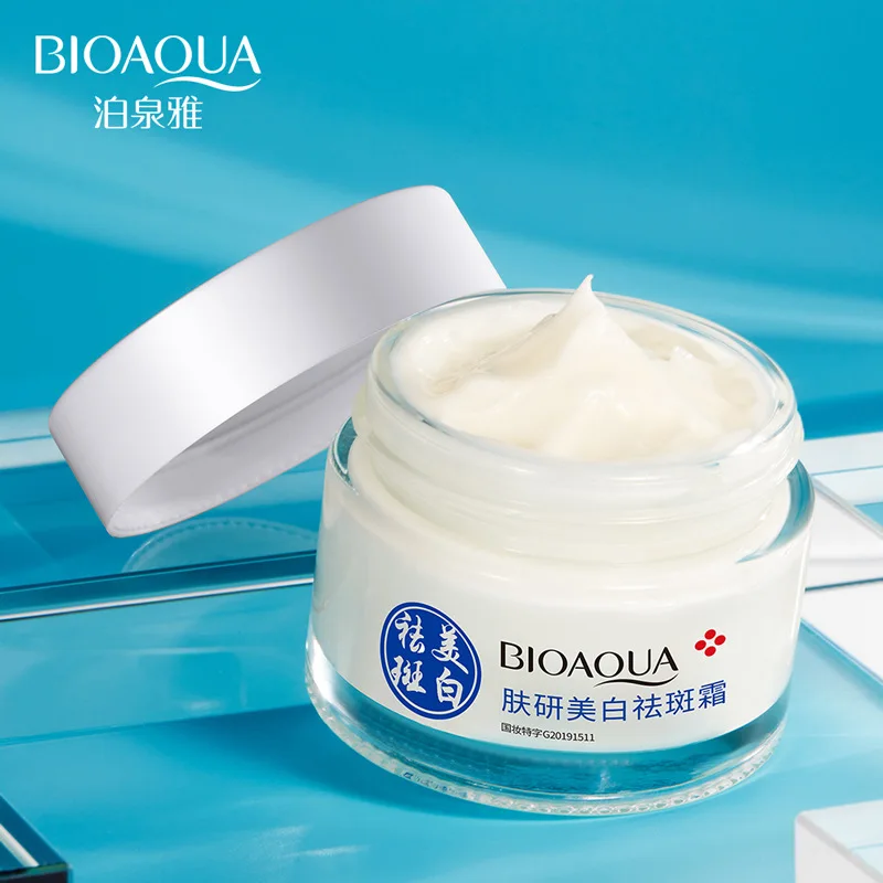 BIOAQUA Anti Freckle Whitening Face Cream Spot-Removing Moisturizing Hydrating Anti-Aging Anti Wrinkles Facial Cream Skin Care