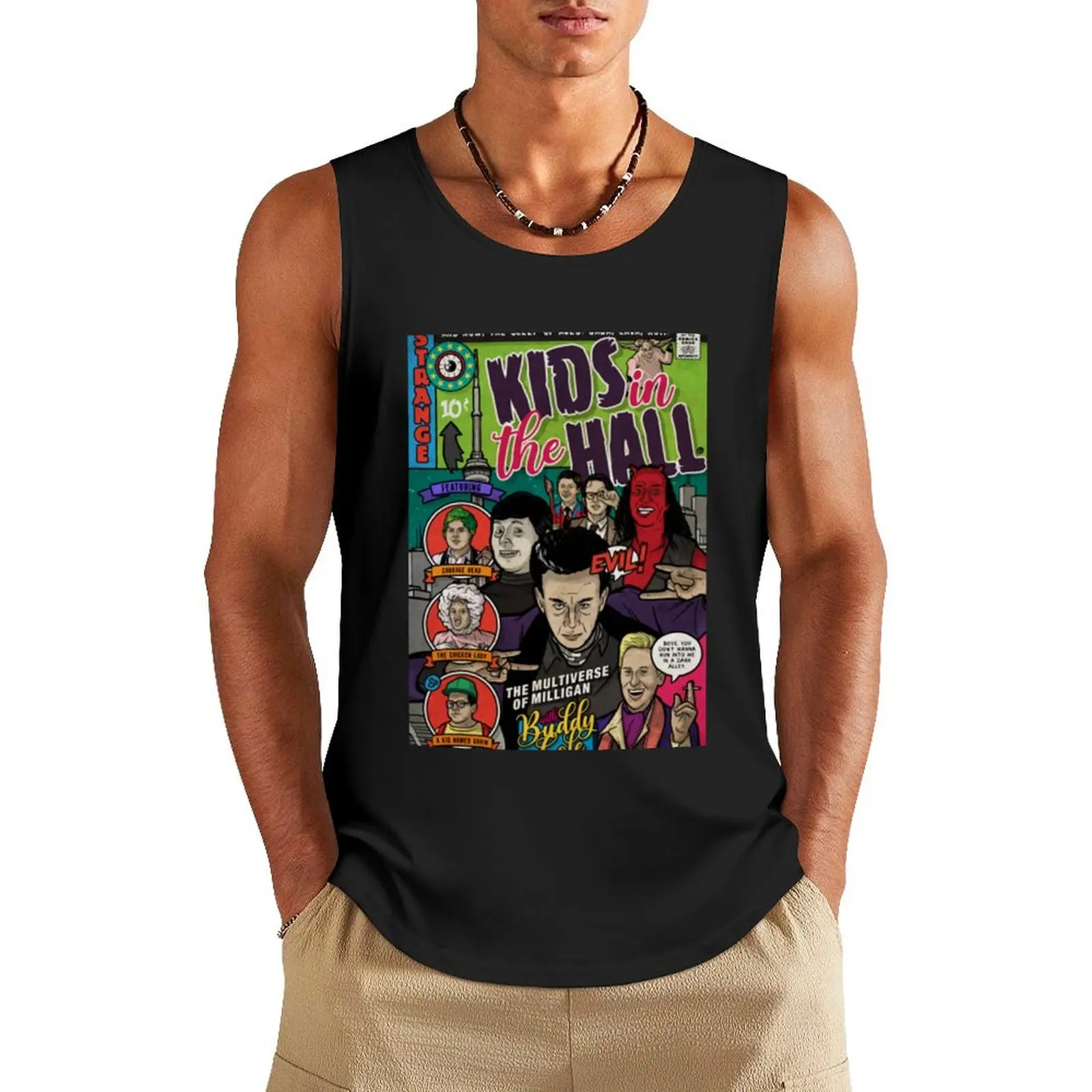 Sketch Comedy Tank Top vest men gym