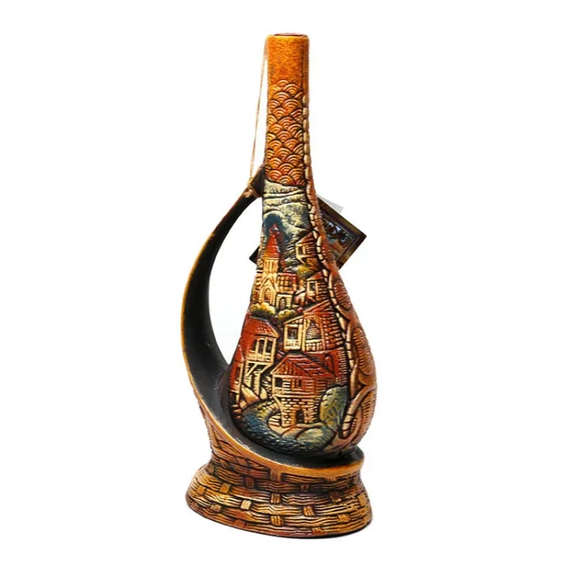 

Georgia Red Wine Pottery Bottle Decoration