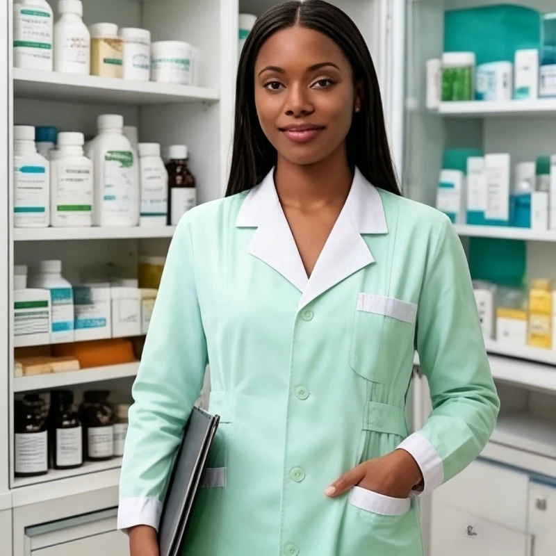 Pharmacy Workwear, White Lab Coat, Doctor Nurse Uniform, Long Sleeved Summer Beautician, Dental Clinic, Pharmacy Workwear