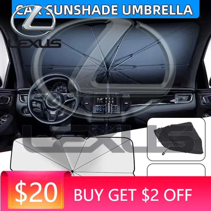

Emblems For Lexus ES300 RX330 RX300 GS300 IS250 IS200 CT200h IS300 NX RX LX GX GS TX LBX Car Windshield Sunshades Front Shading