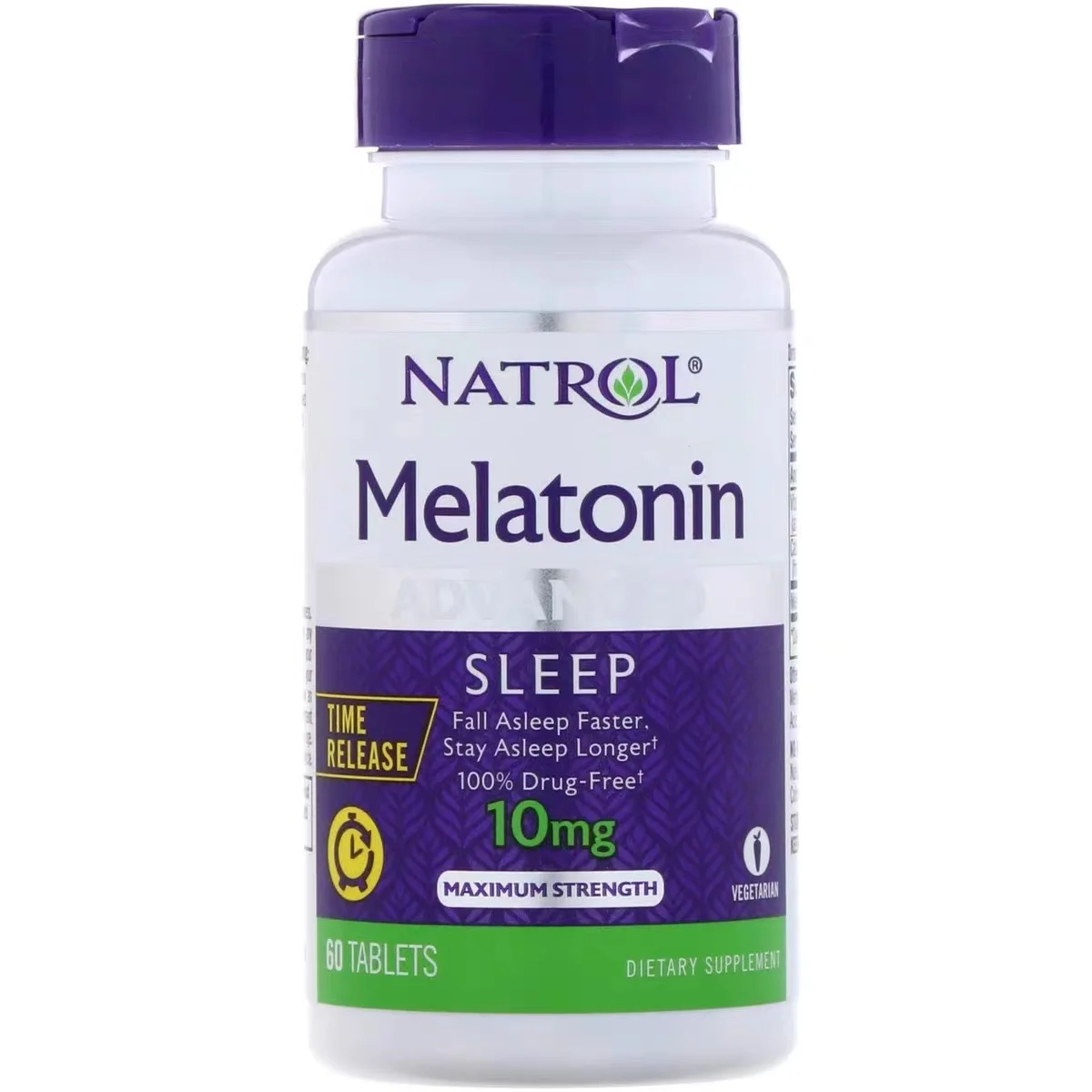 Natrol Melatonin, Time Release, 10mg 60 Tablets,