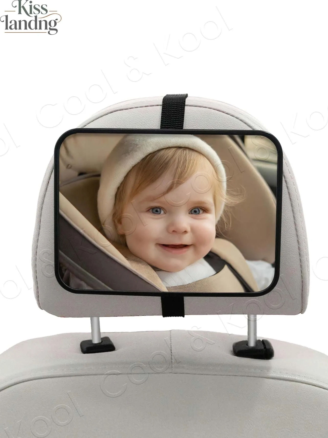 1pc Baby Car Mirror Rearview Infant Child Monitoring Mirror for Vehicle Rear Seat Universal Fit Baby Car Mirror