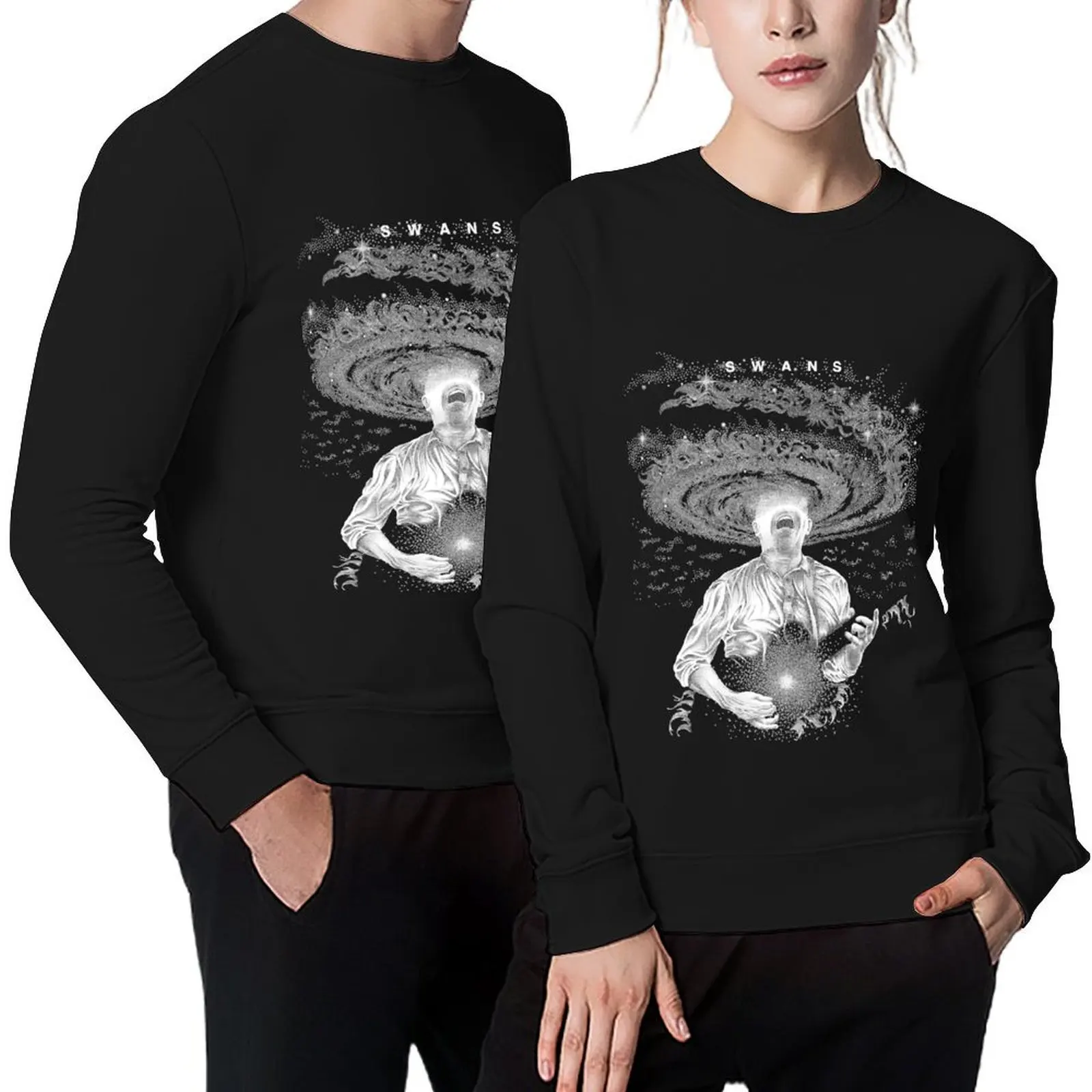 

SWANS BAND Essential Pullover autumn jacket men men clothes men's sweat-shirt set men clothing sweatshirts