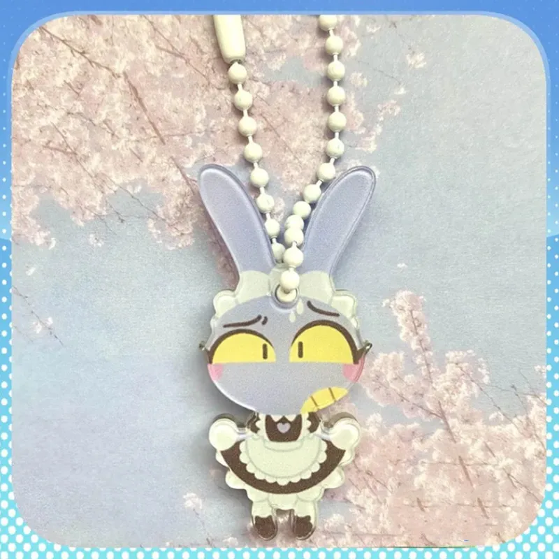 خادمة جاكس كاندي سحر الاكريليك سلاسل المفاتيح، لطيف الكرتون لعبة شخصية قلادة