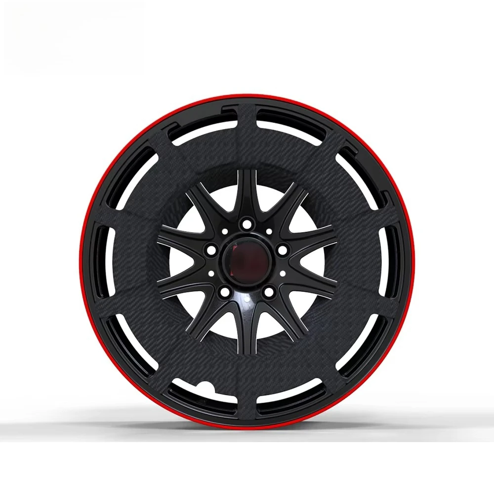 G-Class W463A W464 G500 G63 Upgraded to B900 Rocket Dry Carbon Fiber Rim Front and rear wheel hubs Car exterior wheel hubs