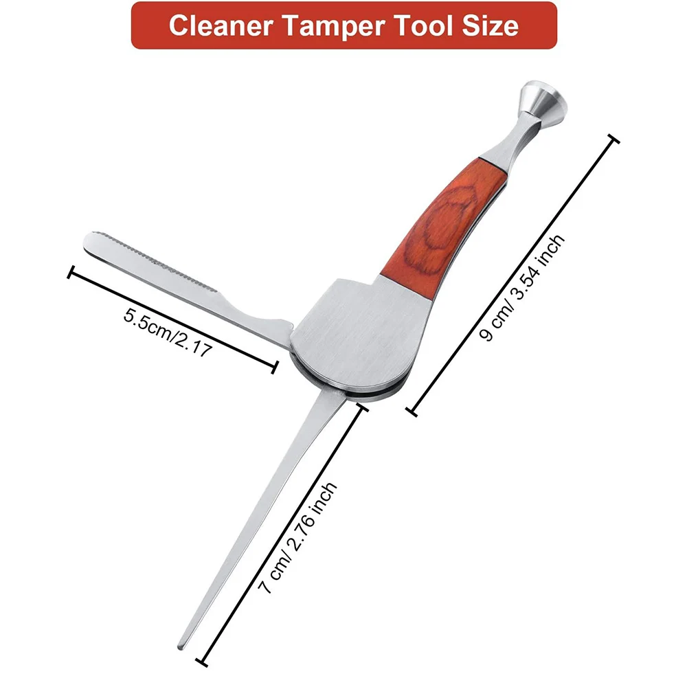 3 in 1 Tobacco Pipe Cleaner Cleaning Tool Contains a Tamper Tool Set