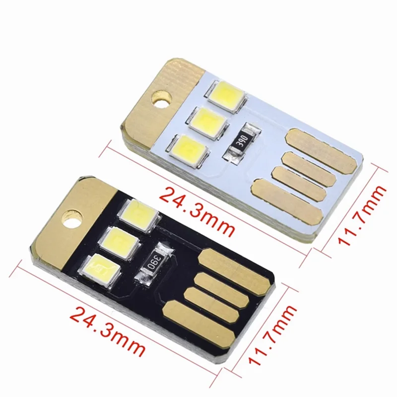 5PCS Mini Ultra-thin USB Small LED Camping Lights