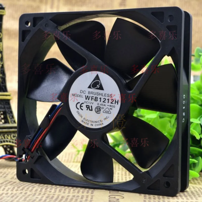 

ZMZM for DELTA 12025 12V 0.45A WFB1212H 12cm Chassis Industrial Cooling Fan