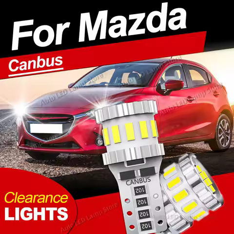 2PCS LED Bulb Canbus Car Clearance Lights12V 6000K For Mazda 2 DY DE DH 3 BK BL BM BN 5 6 GG GH GJ CX-3 CX-5 CX-7 CX-9 MX-5 RX-8