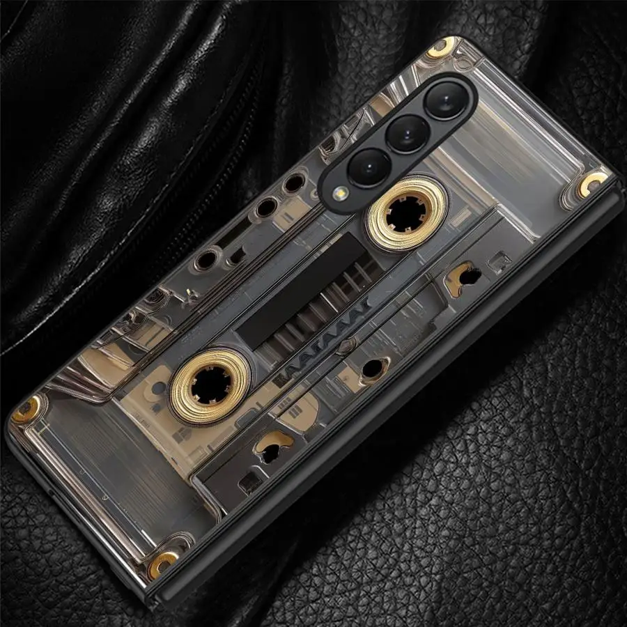 Phone Cover Case for Samsung Galaxy Z Fold 8 Ultra Z Fold 7 6 5 4 3 ZFold7 ZFold4 ZFold5 ZFold3 ZFold6 Grey Magnetic Tape