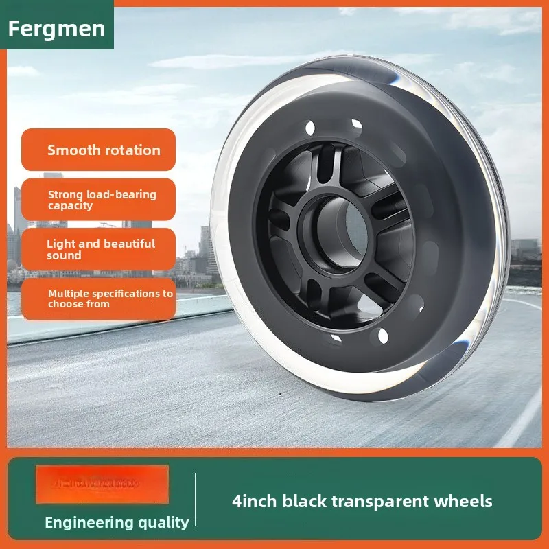 1 قطعة عجلات تزلج بولي LED عجلة فلاش LED ضوء وماض الخلفي الخلفي ABED-7 محامل سبائك فاصل عجلات مسبقة المجهزة #1