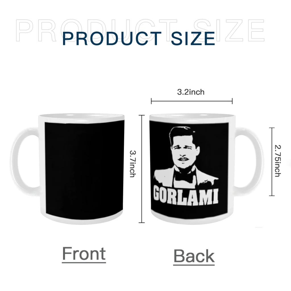 

Inglorious Basterds Aldo Raine Gorlami Tunisex T Ceramics Coffee Mugs Tea Cup Milk Cups Gifts Drinkware Coffeeware