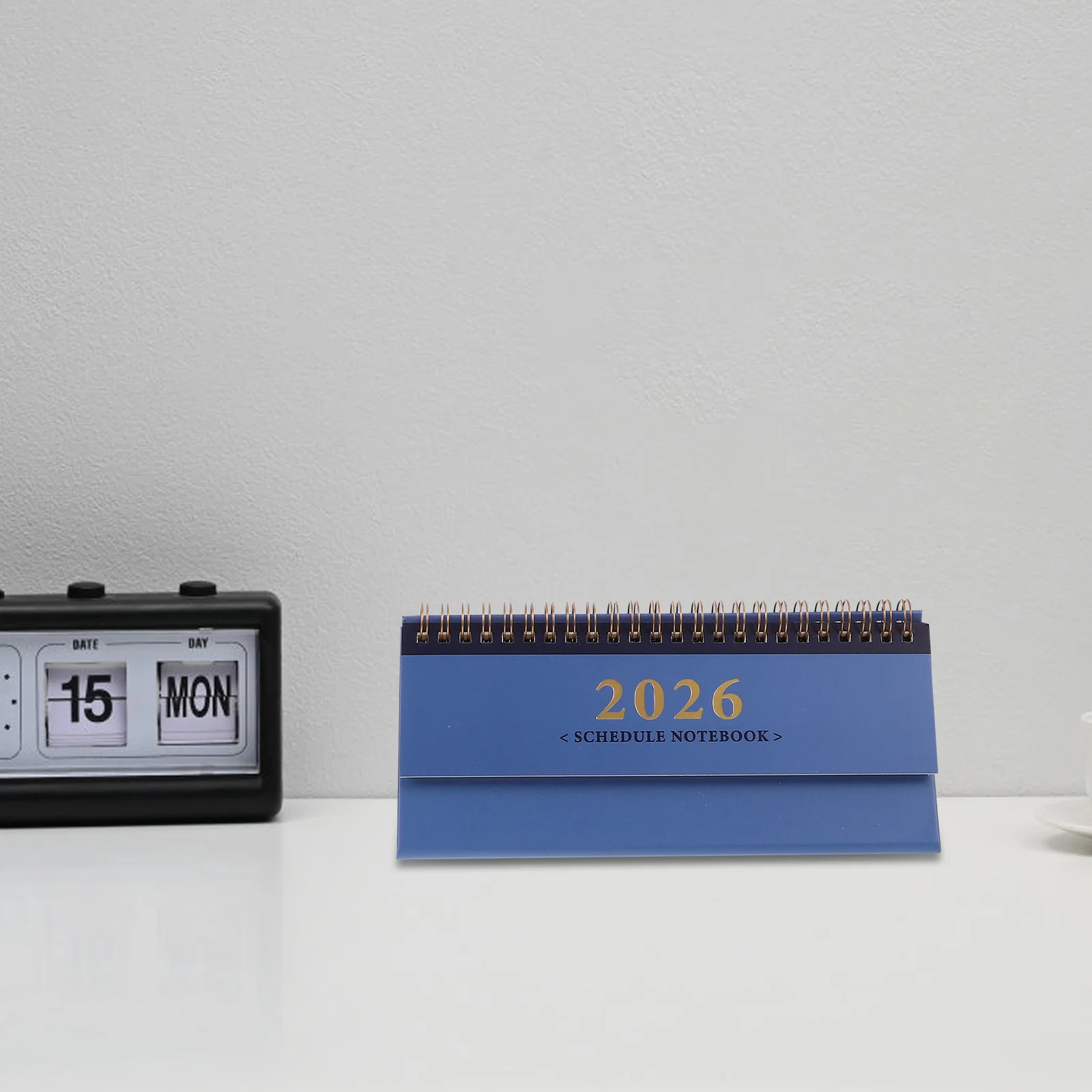 

3pcs Standing Desk Calendar 2026 Mini Compact Aesthetic Office Desktop Planner Smooth Writing Flip Calendar With Full Year