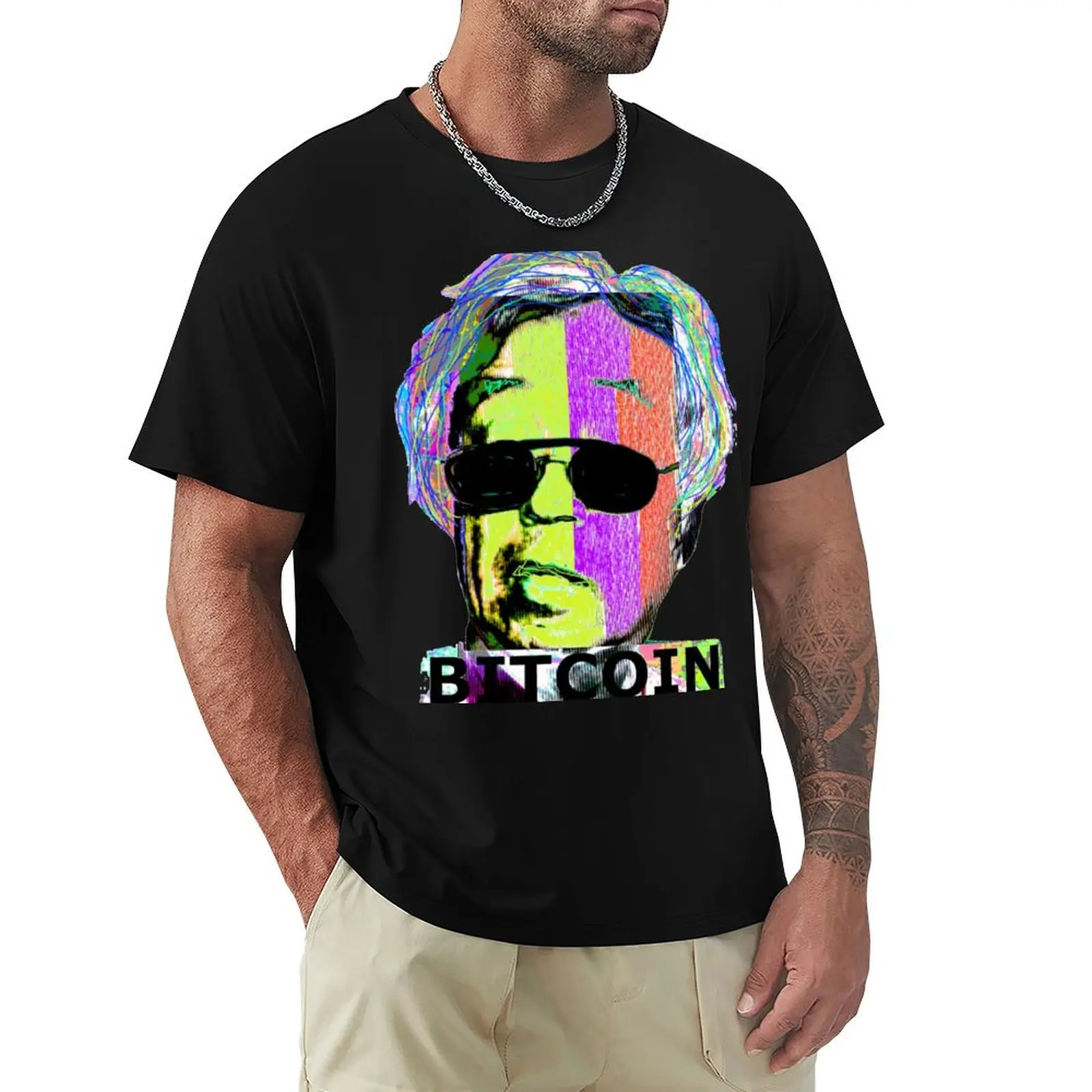 Satoshi Nakamoto bitcoin T-Shirt man t shirt luxury T-Shirt