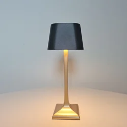 Lampe de Table Carrée LED USB Sans Fil, Rechargeable, Rétro, pour Chambre à Coucher, Salle à Manger, Décoration de Noël