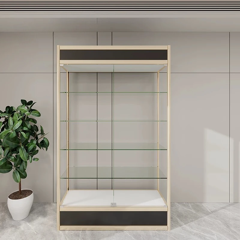 Glass display cabinet Figure toy display cabinet Cosmetics wine display cabinet