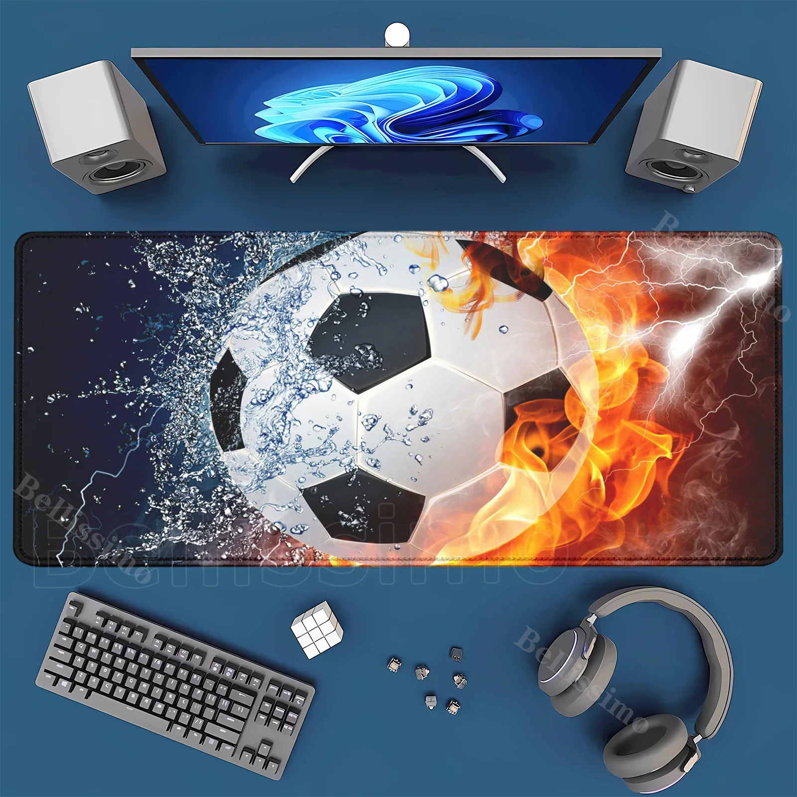 

Soccer Football Large Gaming Mouse Pad Computer Mousepad Gamer Laptop Mouse Mat Office accessories XXL Carpet Keyboard Desk Mat