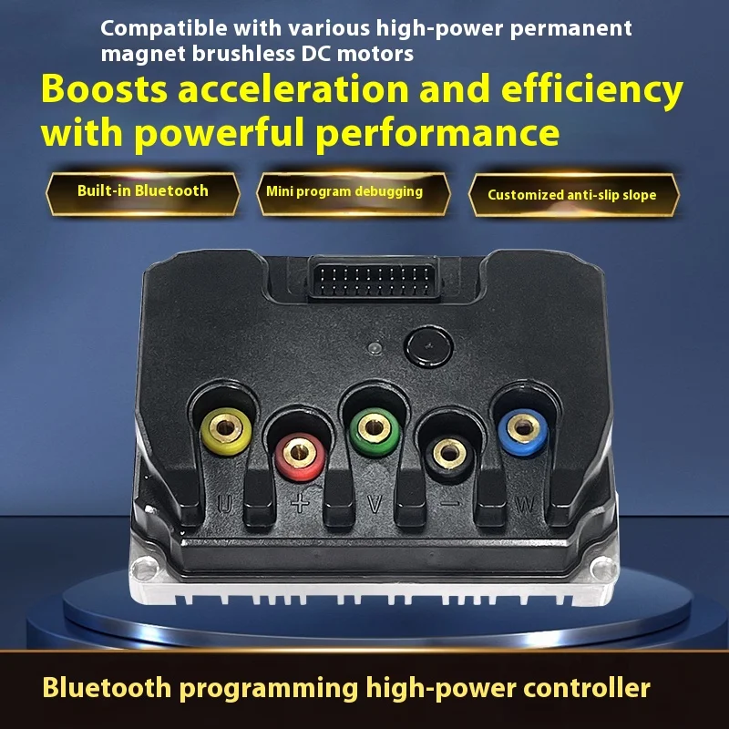 DC brushless controller with high power 3000w4000w5000w and Bluetooth programming for electric tricycle modification