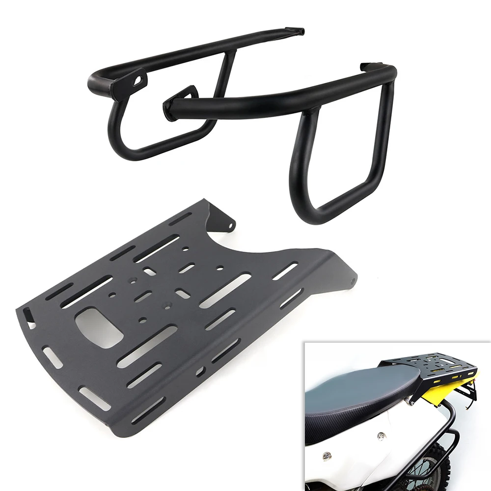 

Motorbike Rear Luggage Rack Top Case Bracket Holder Side Crash Bars For Suzuki DRZ400S DRZ400SM 2000-2024 Engine Guard Protector