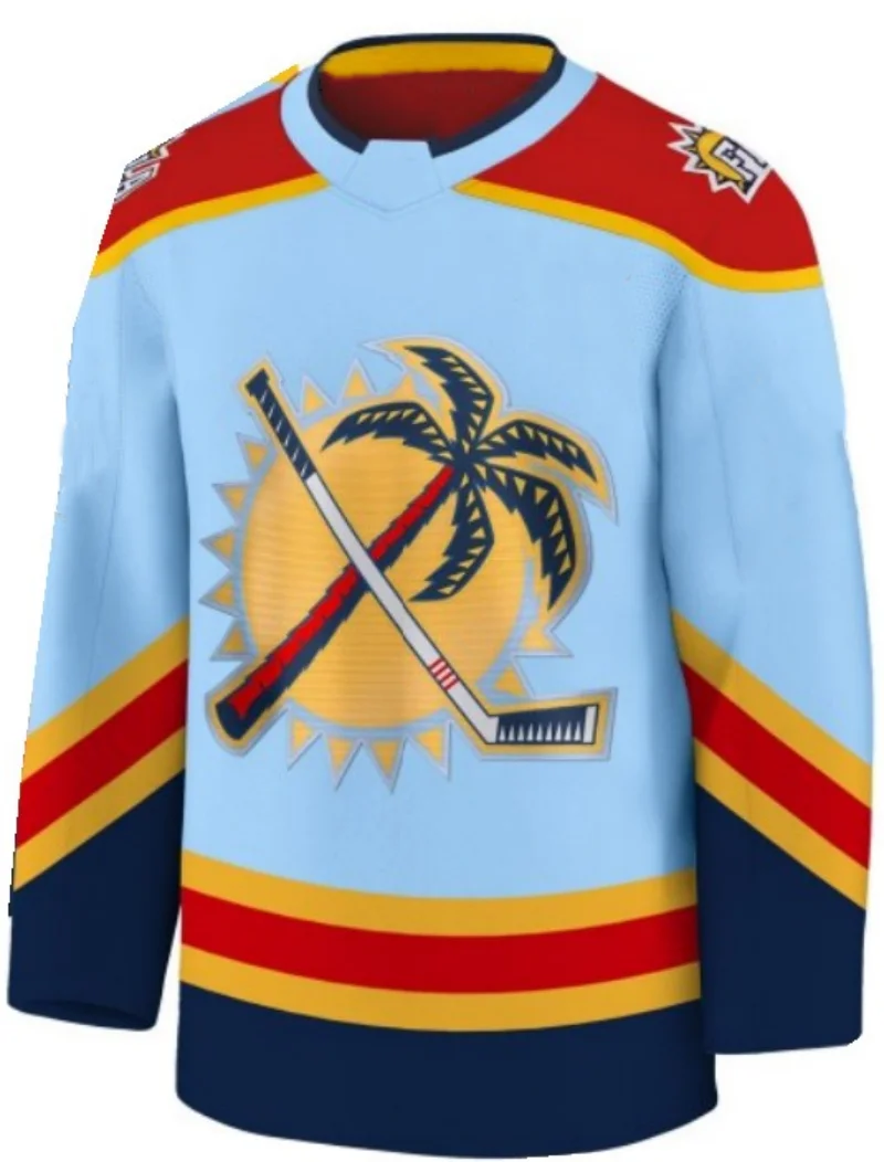 

Custom Ice Hockey Stitched Jersey Name Number Florida Shirts Marchand Barkov Tkachuk Blue Red White Jersey For Men Women Youth
