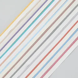 12Pcs (1.5 Yard/Pc) Bookbinding Endbands Book Headbands 12 Colors Book Binding Headbands Endbands Cotton Book Decor Ribbon