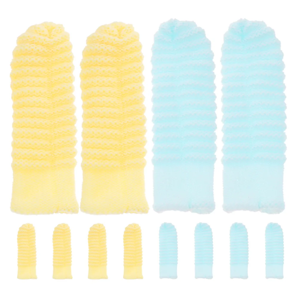 

12pcs Dog Toothbrush Cat Toothbrush Finger Toothbrush For Dogs Washable Dog Finger Toothbrushes Dog Finger Toothbrushes Polyeste