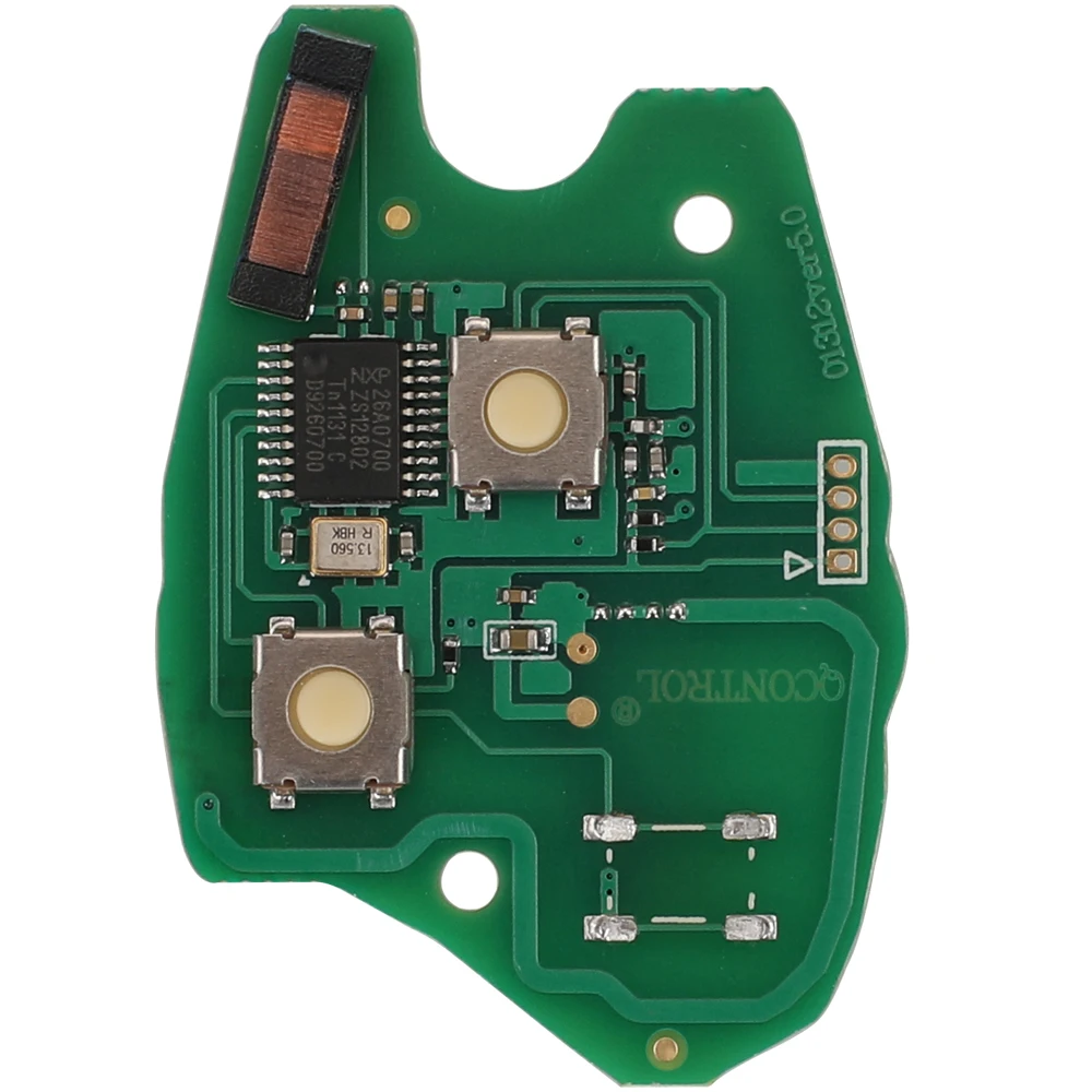 Jingyuqin 2/3 pulsanti Remote Car Key Circuit Board Fob 434Mhz 4A Pcf7952e/7946/7947 Chip per Renault Clio Scenic Kangoo Megane