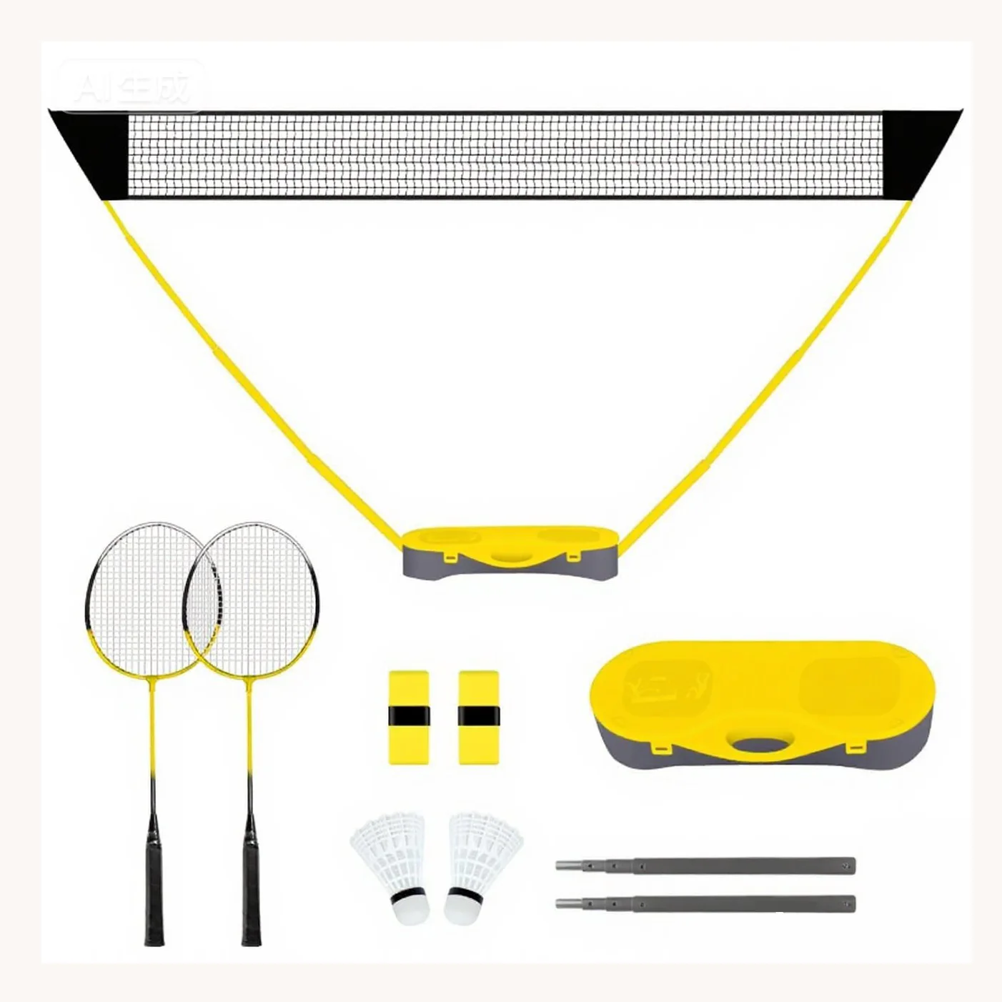مجموعة رياضية خارجية محمولة عا - مراجعة Badminton Set Garden وسعره